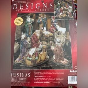 Janlynn Christmas Nativity Cross Stitch Kit